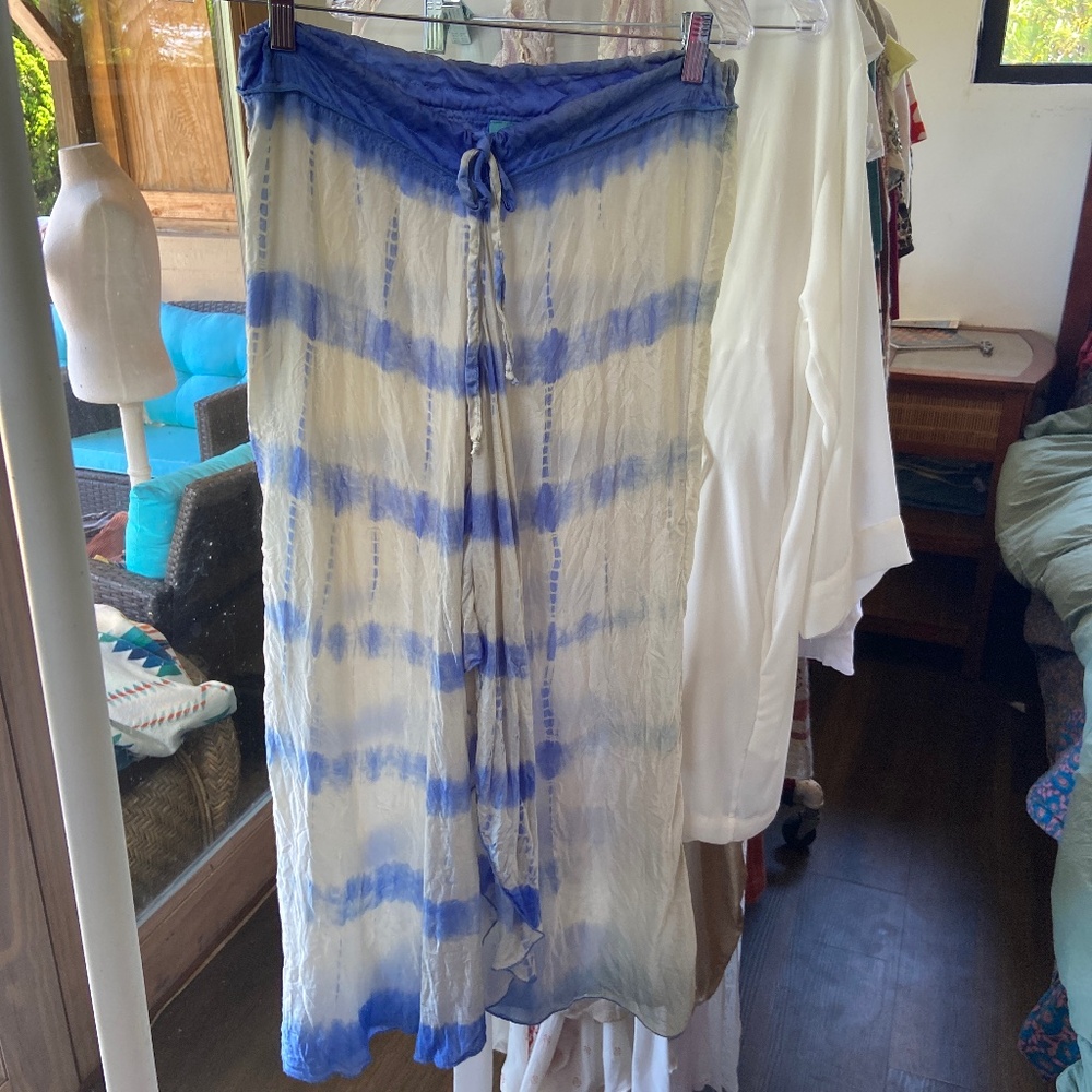 Vintage Silk Midi Skirt
